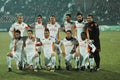 The football team of AS Roma Royalty Free Stock Photo
