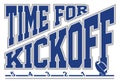 Football - Time for Kickoff Royalty Free Stock Photo