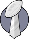 football trophy vector illustration