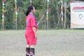 Football Women Beautiful Ball Red Costum Both Montoks Players