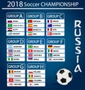 Football World championship groups
