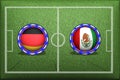 Football, World Cup 2018, Game Group F, Germany Mexico,