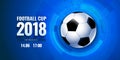 Football world cup Russia wallpaper, color championship pattern with modern and traditional elements, 2018 trend Royalty Free Stock Photo