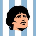 Footballer Diego Armando Maradona