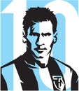 Footballer Lionel Messi ARGENTINA Royalty Free Stock Photo