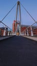 Footbridge at Clarence Dock, Leeds Royalty Free Stock Photo