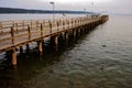 Footbridge at lake