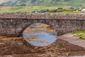 Footbridge leading to Eileen Donan Castle, Scotland Royalty Free Stock Photo