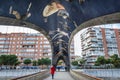 Footbridge in Madrid