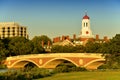 Footbridge Over The Charles Royalty Free Stock Photo