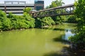 A Footbridge Over Roanoke River