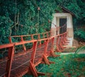 Footbridge at Penang national park, Malaysia