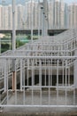 the Footbridge Stairs Pedestrian Flyover, Fo Tan 10 oct 2005