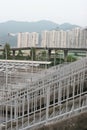 the Footbridge Stairs Pedestrian Flyover, Fo Tan 10 oct 2005