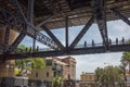 Footbridge: Sydney Harbour Bridge Royalty Free Stock Photo