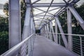 Footbridge in Warsaw Royalty Free Stock Photo