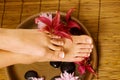 Footcare and pampering Royalty Free Stock Photo