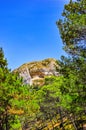 Foothills of, Les Alpilles mountains Royalty Free Stock Photo