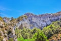 Foothills of, Les Alpilles mountains Royalty Free Stock Photo