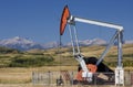 Foothills Oil Well Royalty Free Stock Photo