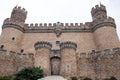 Entrance of New Castle of Manzanares el Real in Spain