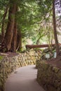 Footpath In Butchart Gardens, Victoria, BC, Canada Royalty Free Stock Photo