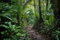 footpath in a dense jungle
