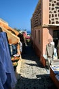 Footpath down the side of the shops in Oia