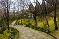 Footpath through the gardens Kyoto Royalty Free Stock Photo