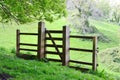 Footpath Gate with Partial Fence Royalty Free Stock Photo