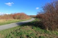 Footpath through Jeskyns in the North Kent countryside