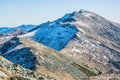 Footpath leading up the peak Dumbier, Low Tatras, Slovakia Royalty Free Stock Photo