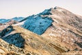 Footpath leading up peak Dumbier, Low Tatras, Slovakia Royalty Free Stock Photo