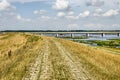 Footpath on a levee near Kampen