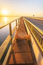 Footpath for pedestrian crossing on the Helio Serejo bridge