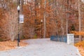 Footpath in Piedmont Park, Atlanta, USA Royalty Free Stock Photo