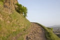 Footpath on Salisbury Crags, Holyrood Park, Edinburgh