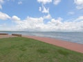 Footpath at the Sunset Park, Bribie Island, Queensland, Australia