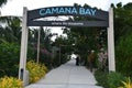 Footpath to Camana Bay in Grand Cayman on the Cayman Islands