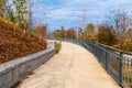 Footpath to Grand Arbor in Piedmont Park, Atlanta, USA Royalty Free Stock Photo