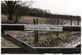 Footpath to Penrith sign on a five bar gate Royalty Free Stock Photo