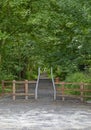 The Footpath to St Vigeans from Colliston Station along the old Railway Track Royalty Free Stock Photo