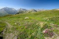 Footpath to the summit Royalty Free Stock Photo