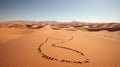 Tracing Spirals And Curves: Reimagined Desert Footprints