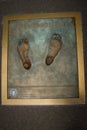 Germany, the Berlin Olympic Stadium Walk of Fame, Footprint of football player Stefan Kutschke