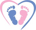 Footprint. Icon for design