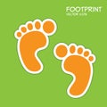 Footprints Royalty Free Stock Photo