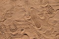 Footprints in Arabian Sand