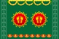 Footprints of Goddess Lakshami on Diwali