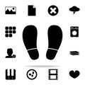 footprints icon. web icons universal set for web and mobile Royalty Free Stock Photo